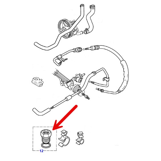 Jagbits Jaguar Parts: Connector Quick Fit, Steering Pump and Feed